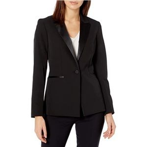 Nine West womens tuxedo blazer